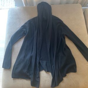 Lululemon Black Wrap Sweater Size 12